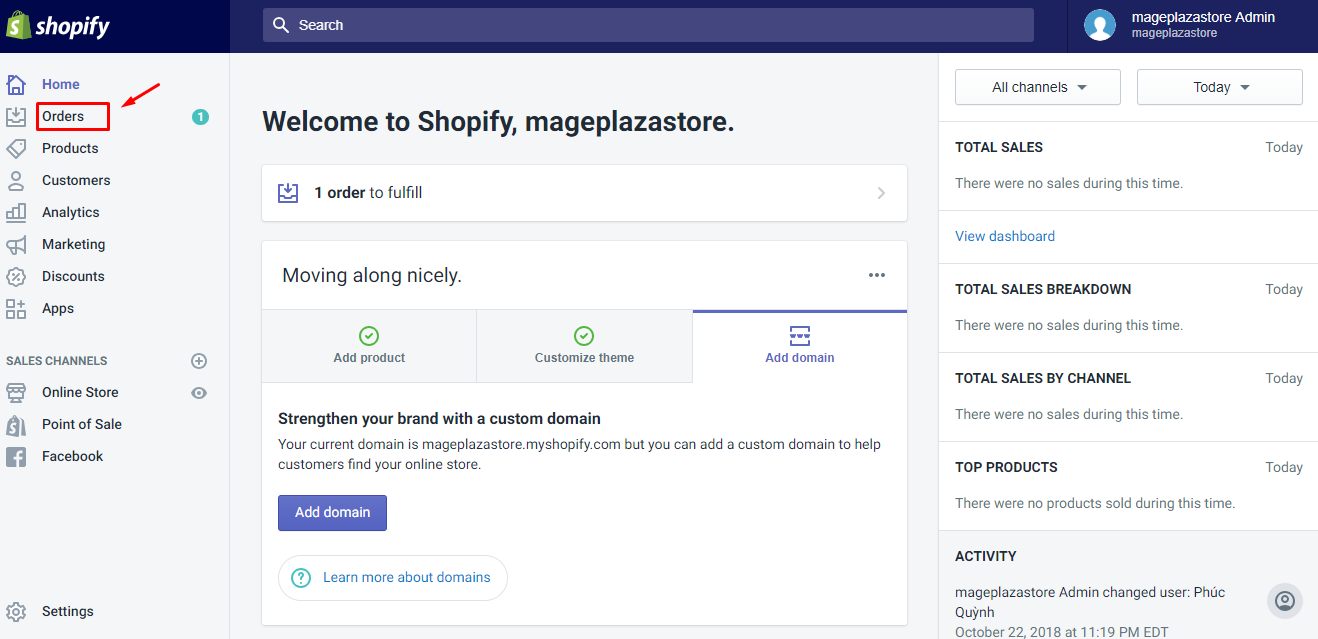 How to view an order’s conversion summary 1